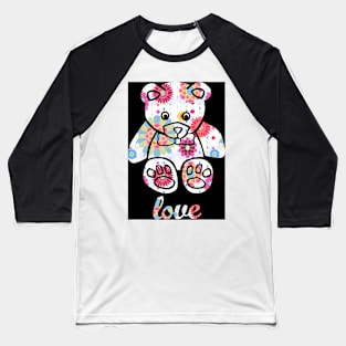 Cuddly Teddy Bear Baseball T-Shirt